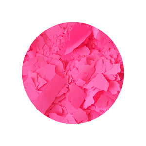 Pink flakes for resin